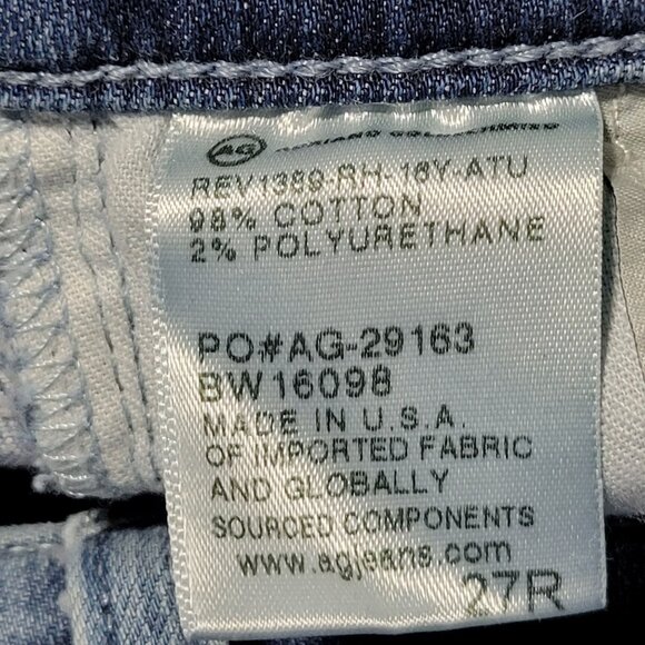 AG Adriano Goldschmied Legging Ankle Super Skinny Jeans Womens Size 27 Low Rise - Picture 7 of 7